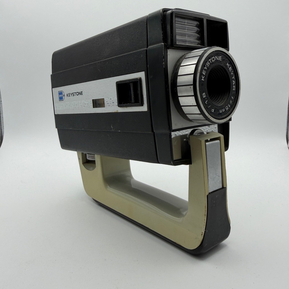Keystone K810‎ Super 8 Movie Camera Keytar f/1.8 15mm Untested Japan VTG